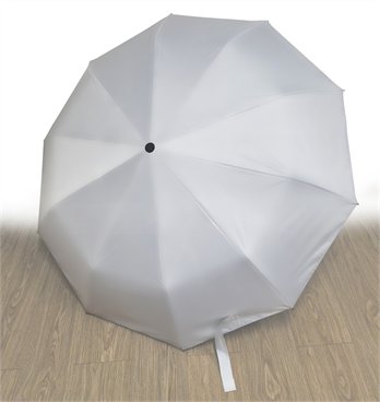 מטריה-מתקפלת--TS-54-2לבנה